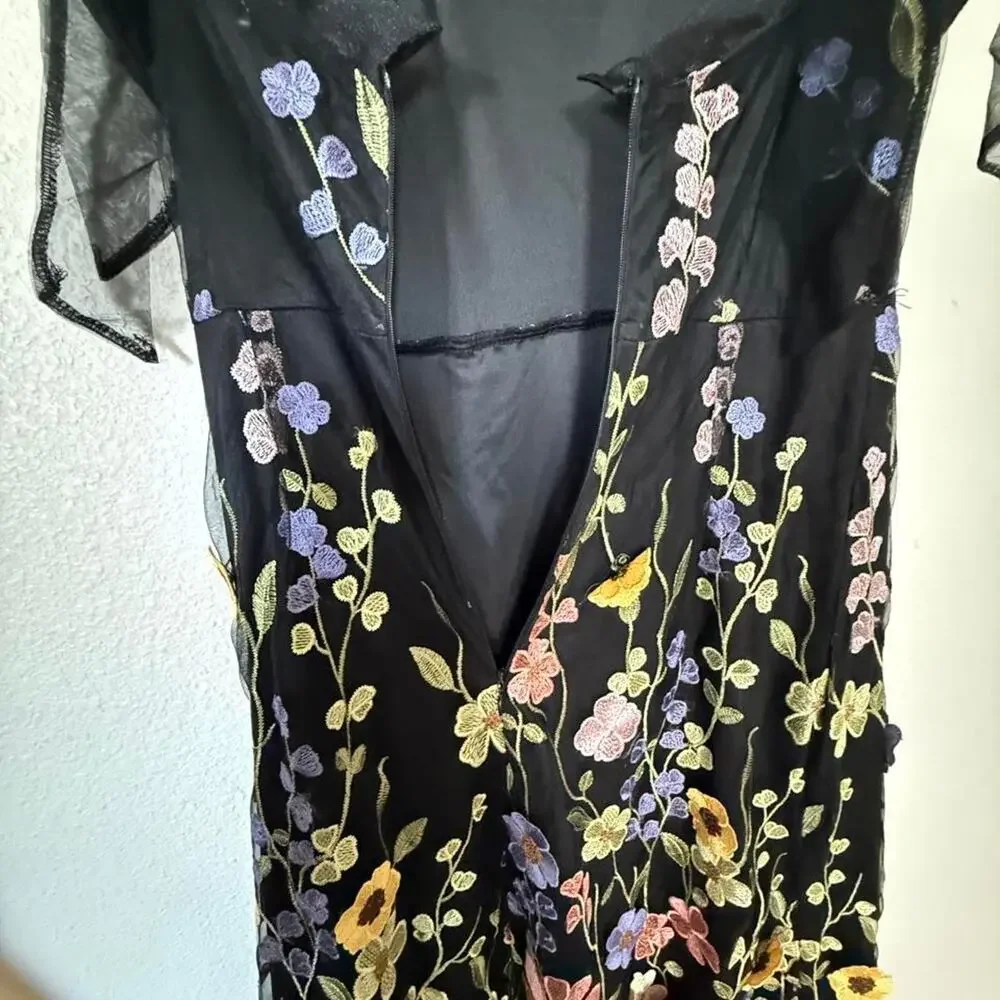 Lulus Thriving Poise lBack 3d Floral, XL juniors - Picture 3 of 6